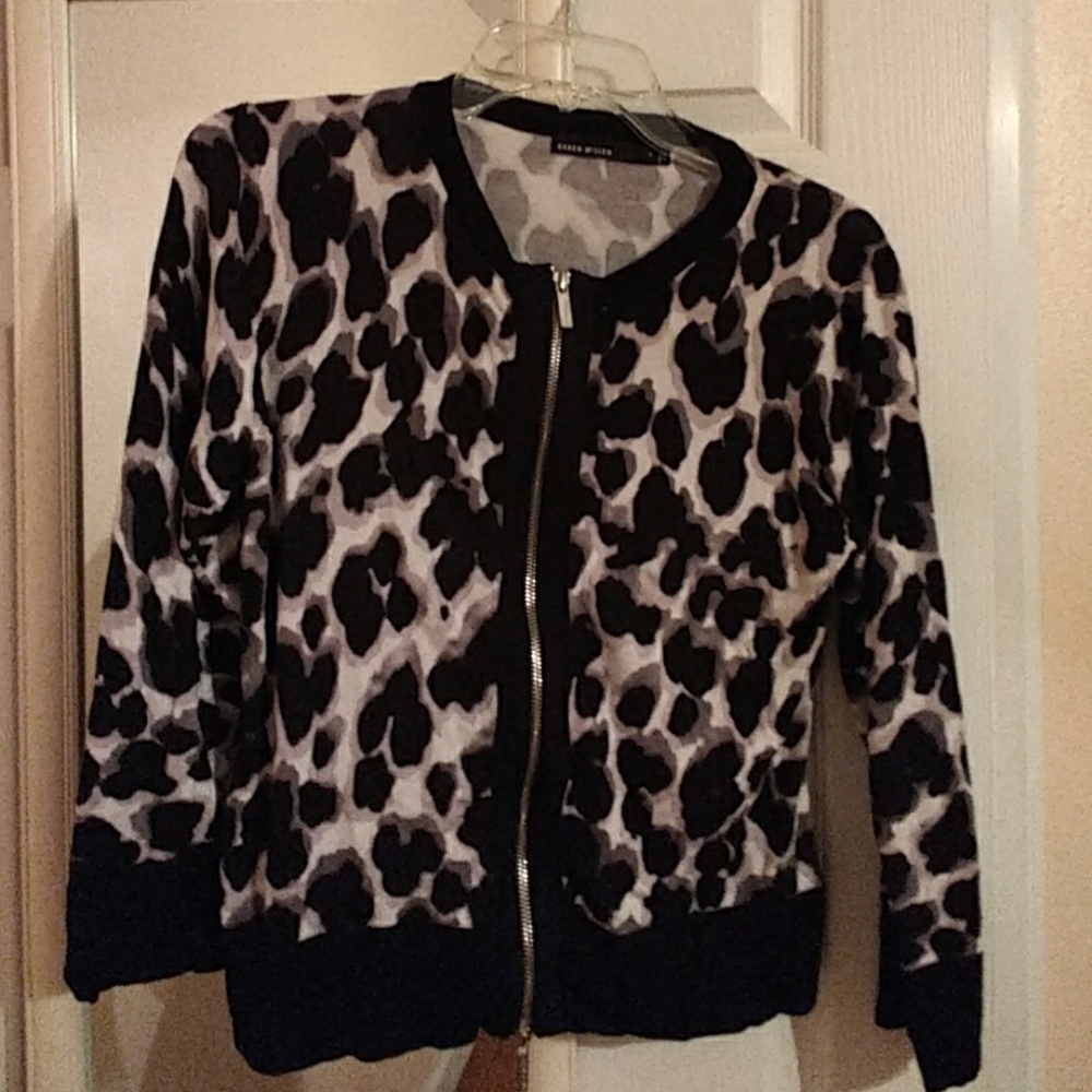 Karen millen zip up sweater